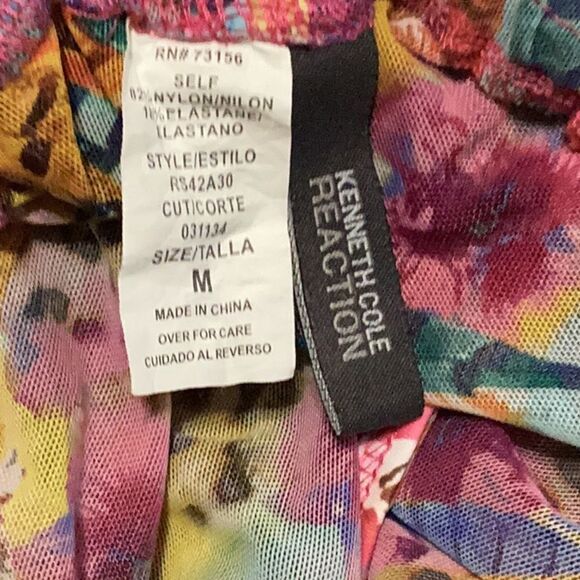 Kenneth Cole Reaction Multicolor swim coverup M - Picture 8 of 11